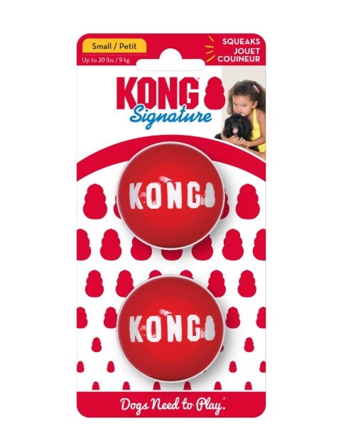 KONG SIGNATURE BALLS 2-PK MD