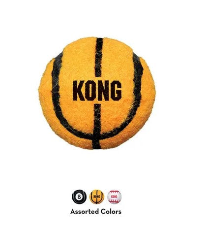 KONG DOG AIRDOG SPORT BALLS ASSORTED 3 PACK MEDIUM
