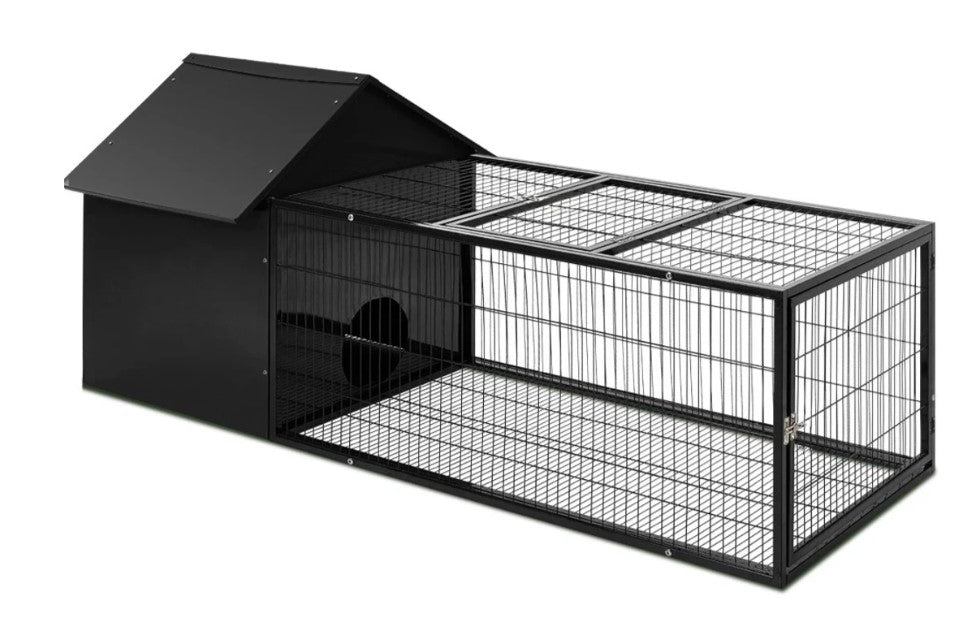 METAL RABBIT CAGE HUTCH