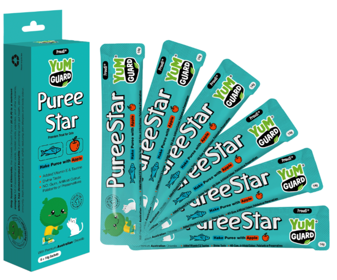 Proudi Puree Star Treat for Cats