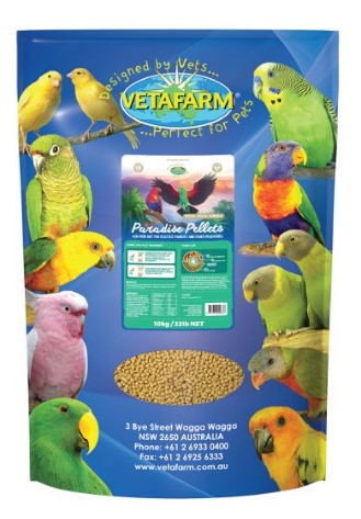 VETAFARM PARADISE PELLETS 2KG
