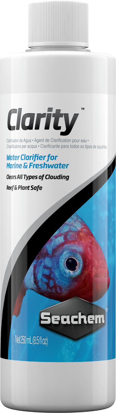 Seachem Clarity 250mL - Water Clarifier-Clear Water Solution for Cloudy Aquarium