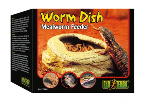 Exo Terra Worm Dish Mealworm Feeder