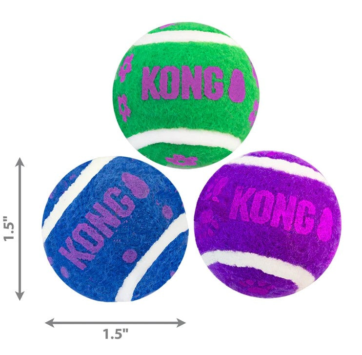 KONG ACTIVE CAT TENNIS BALL WITH BELLS