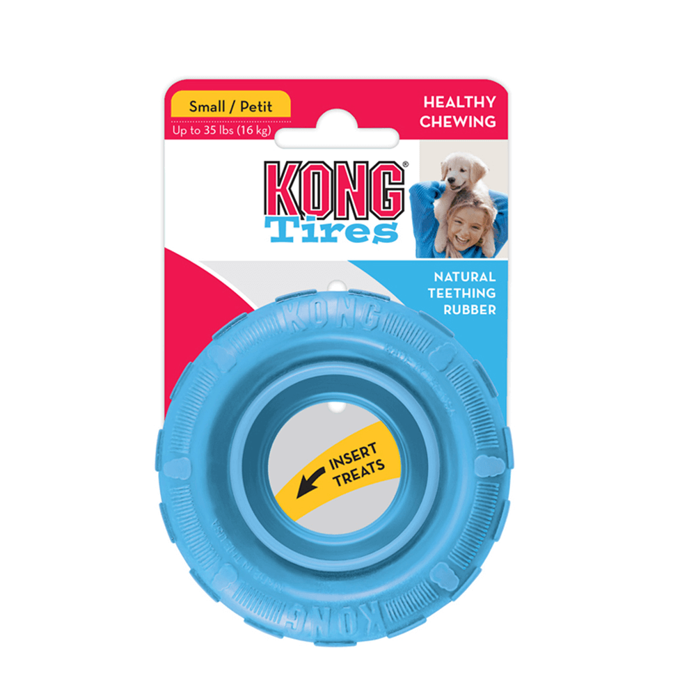 Kong Dog Puppy Rubber Tires Sml