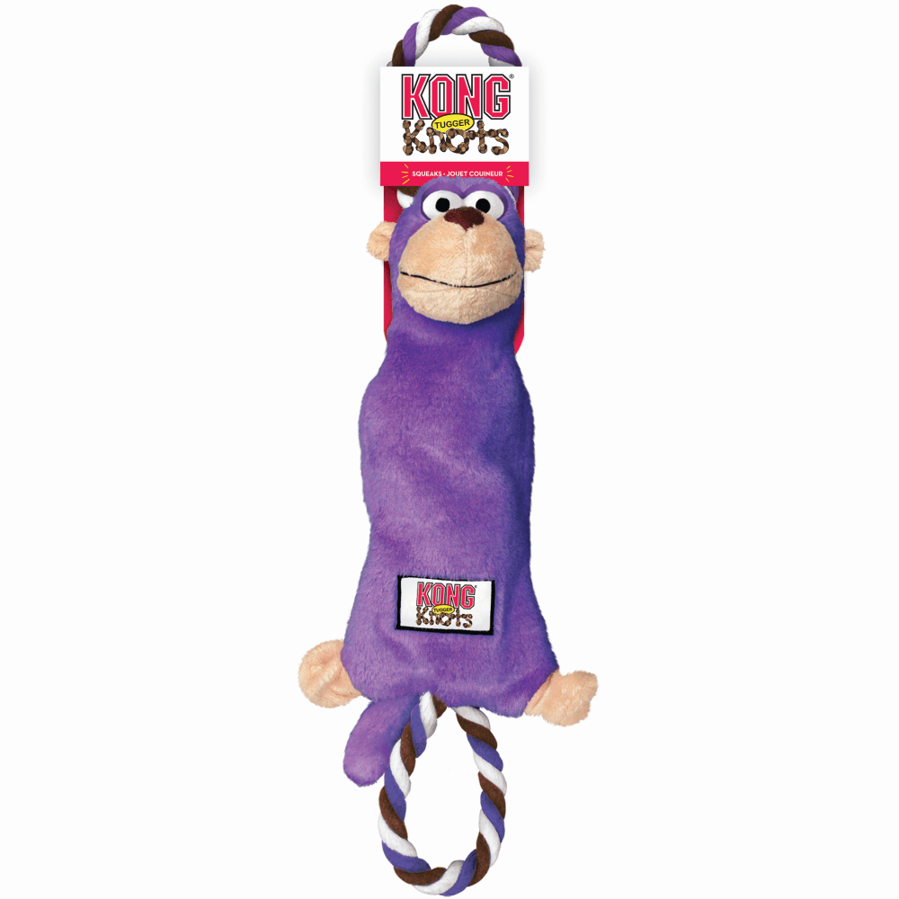 KONG DOG TUGGER KNOT MONKEY - MED/LGE