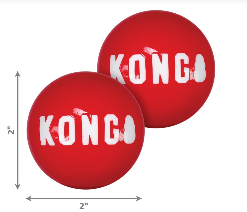 KONG SIGNATURE BALLS 2-PK MD