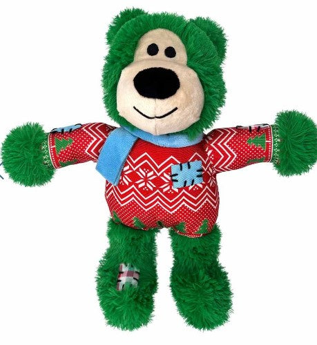 KONG HOLIDAY WILD KNOTS BEAR ASSORTED SM/MD