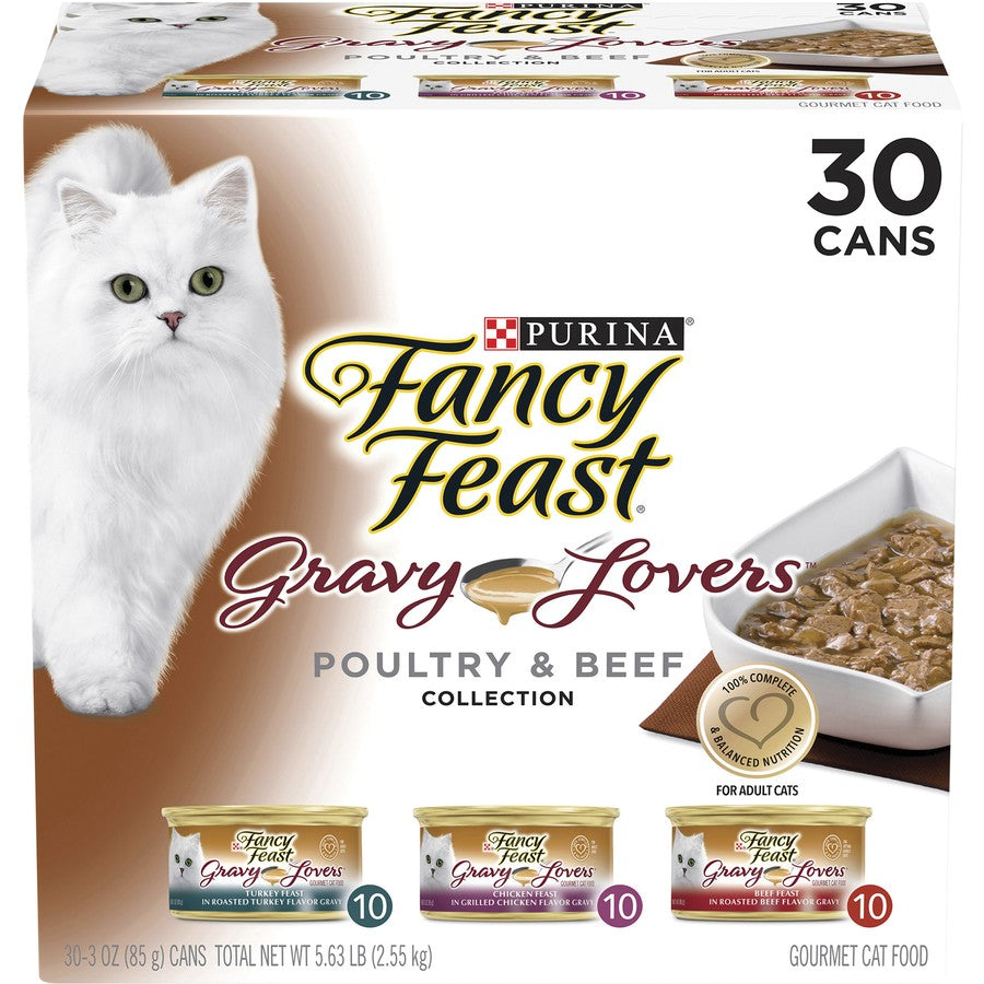 Fancy Feast Gravy Lovers Poultry & Beef 30 x 85g