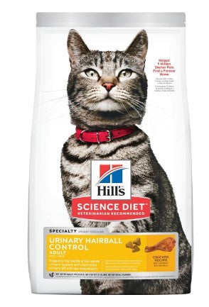 HILLS CAT ADULT URINARY HAIRBALL CONTROL 3.17KG