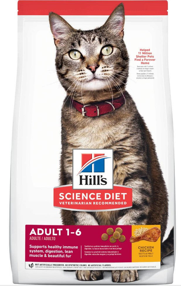 HILL'S SCIENCE CAT ADULT 1-6 CHICKEN