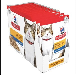 HILL'S SCIENCE CAT WET CHICKEN 7+ 12X85g