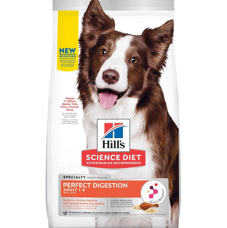 HILL'S SCIENCE DIET DOG PERFECT DIGESTION ADULT DOG FOOD 9.98kg