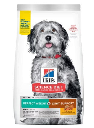 HILLS DOG ADULT PERFECT WEIGHT JOINT SUPPORT 1.58KG