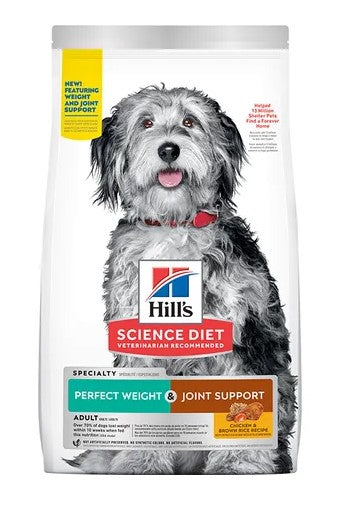 HILLS DOG ADULT PERFECT WEIGHT JOINT SUPPORT 11.3KG