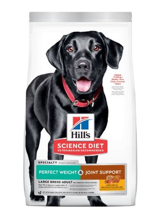 HILLS DOG LGE BREED PERFECT WEIGHT JOINT SUPPORT 11.3KG