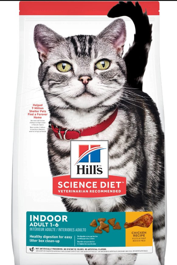 HILL'S SCIENCE CAT ADULT INDOOR 1-6 CHICKEN RECIPE