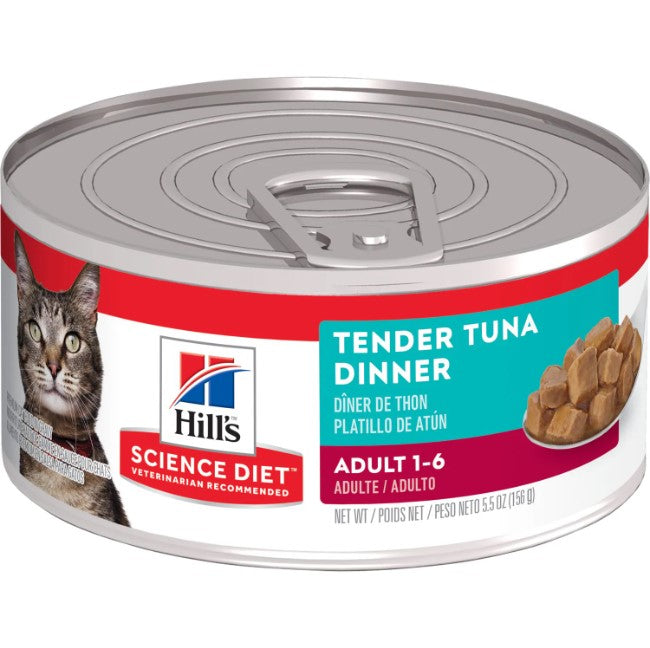 HILL'S SCIENCE CAT WET ADULT TUNA 24X156g