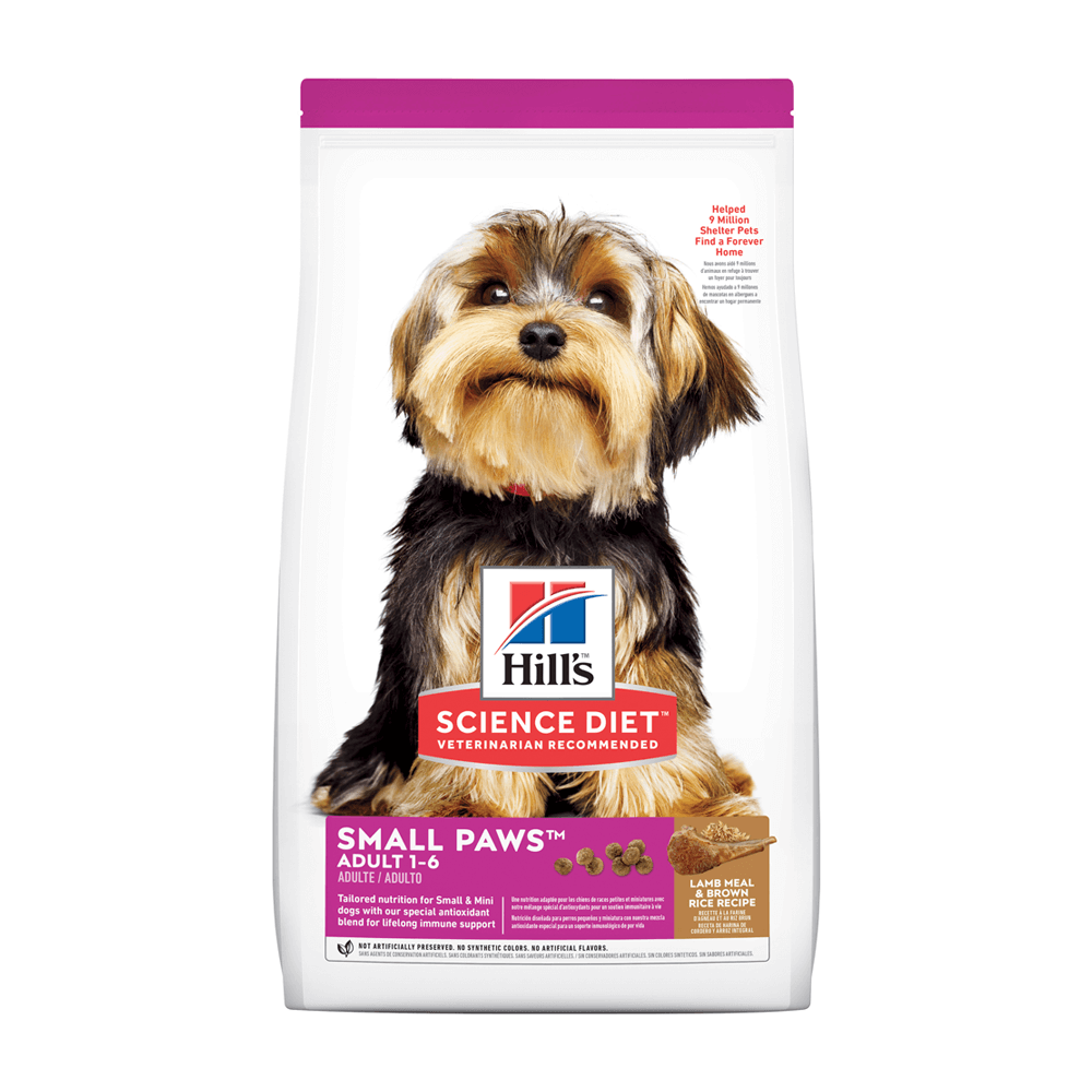 HILLS SCIENCE DOG DRY SMALL LAMB AND RICE 2.04kg