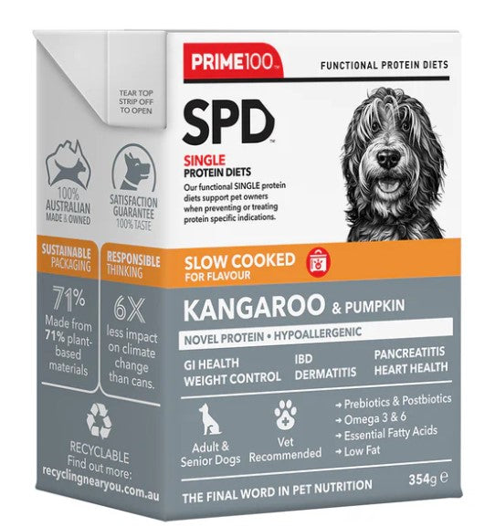 PRIME SPD SLOW COOKED KANGAROO & PUMPKIN 354G 12PK