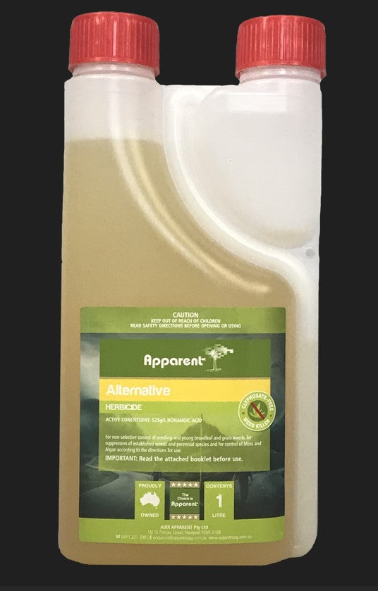 APPARENT ALTERNATIVE GLYPHOSATE FREE HERBICIDE 1L