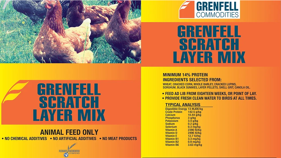 Grenfell Scratch Mix Lay 20KG