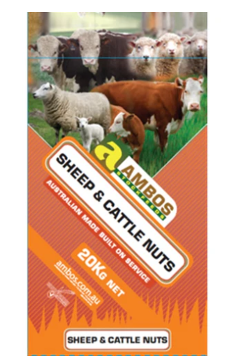 AMBOS SHEEP AND CATTLE NUTS 20kg