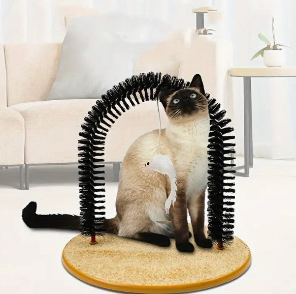 Multifunctional Cat Arch Self Grooming and Massage Toy