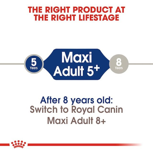 ROYAL CANIN ADULT DOG MAXI 5 PLUS DRY FOOD 15KG