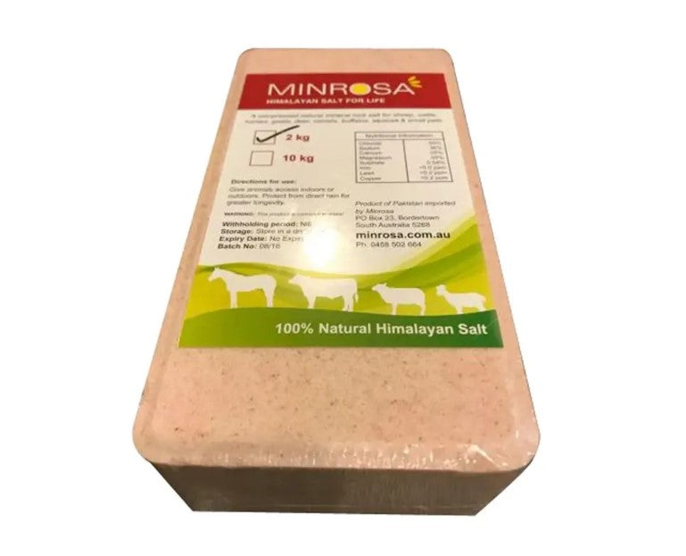 MINROSA LICK BLOCK COMPRESSED 2KG