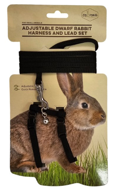 ADJUSTABLE RABBIT HARNESS & LEAD SET