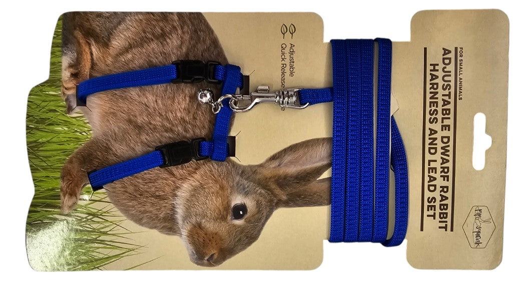 ADJUSTABLE RABBIT HARNESS & LEAD SET