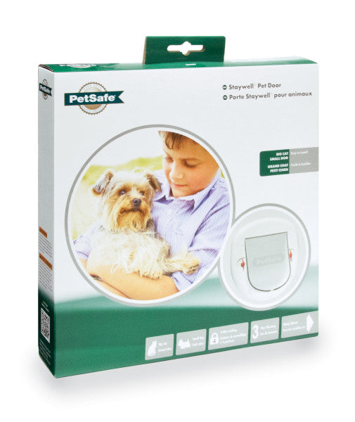 PetSafe® Staywell® Big Cat/Small Dog Pet Door, White - 280EF