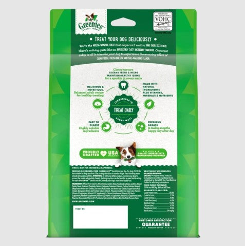 GREENIES Original Regular Dental Dog Treats 510g- 18 Treats