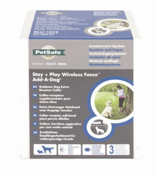 Petsafe STAY & PLAY® Wireless Fence Stubborn Dog Add-A-Dog® Extra Receiver Collar