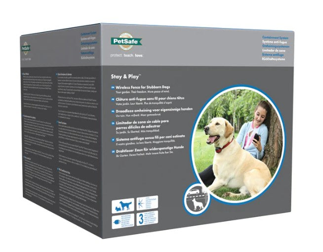 PETSAFE Stay + Play Wireless Fence for Stubborn Dogs