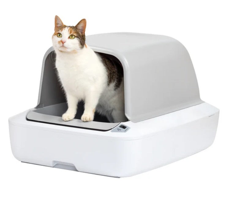 ScoopFree® Pro Hooded Crystal Self-Cleaning Litter Box System
