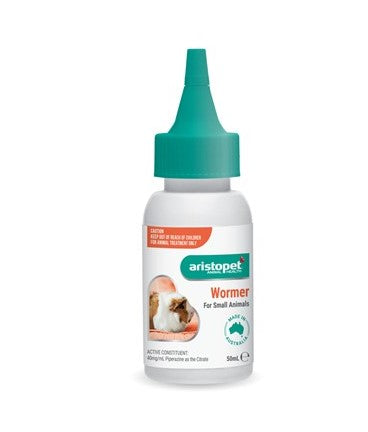 ARISTO SMALL ANIMAL WORMER 50ML