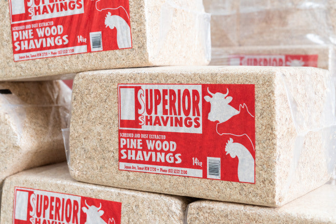 SUPERIOR WOOD SHAVINGS BALE