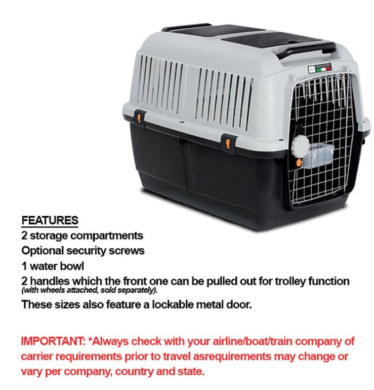 ZEEZ BRACCO TRAVEL 5 - PET CARRIER 81x60x61.5cm