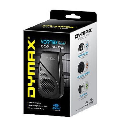 Dymax Vortex Cooling Fan W-8 Black/White-DM223