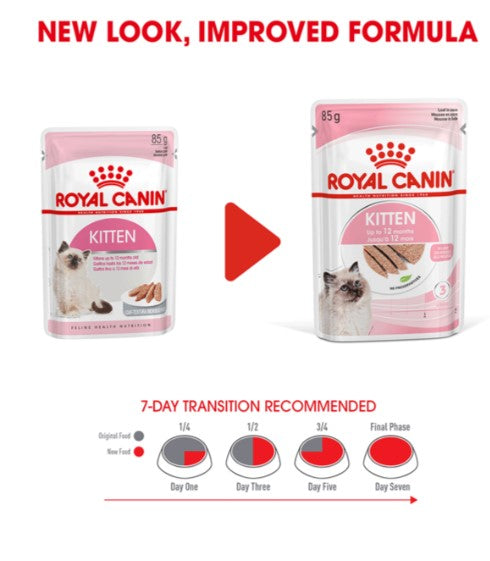 ROYAL CANIN KITTEN IN LOAF STAGE 3 POUCH 12X85G