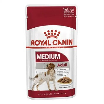 ROYAL CANIN MEDIUM ADULT WET FOOD 140g x 10