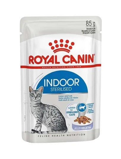 ROYAL CANIN INDOOR CAT STERLISED POUCH 85Gx12