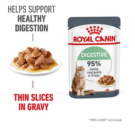 ROYAL CANIN CAT DIGESTIVE CARE POUCH 85Gx12