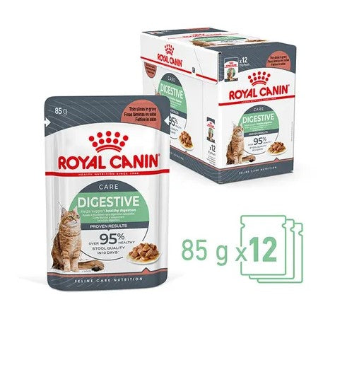 ROYAL CANIN CAT DIGESTIVE CARE POUCH 85Gx12