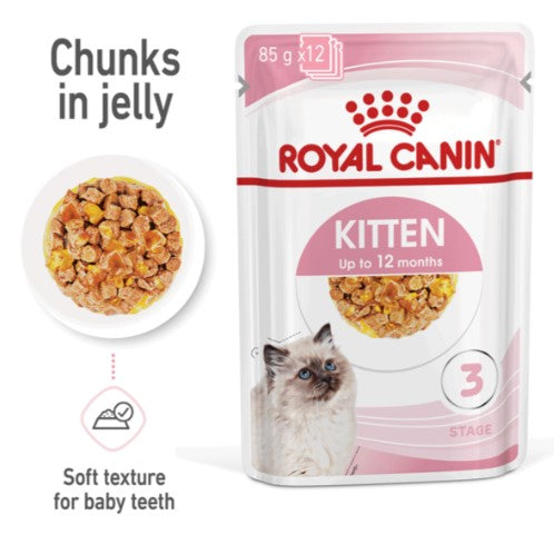 ROYAL CANIN KITTEN IN JELLY STAGE 3 12X85G