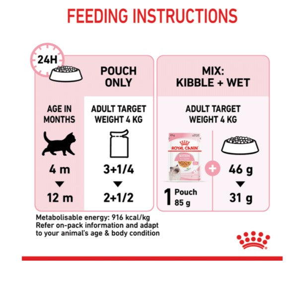 ROYAL CANIN KITTEN IN JELLY STAGE 3 12X85G