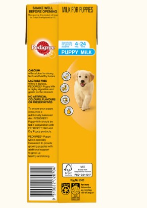 PEDIGREE PUPPY MILK 1L