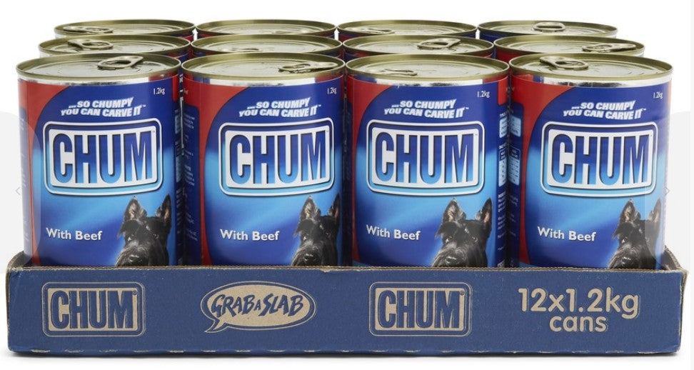 Mars Chum Cans Beef 12x1.2kg